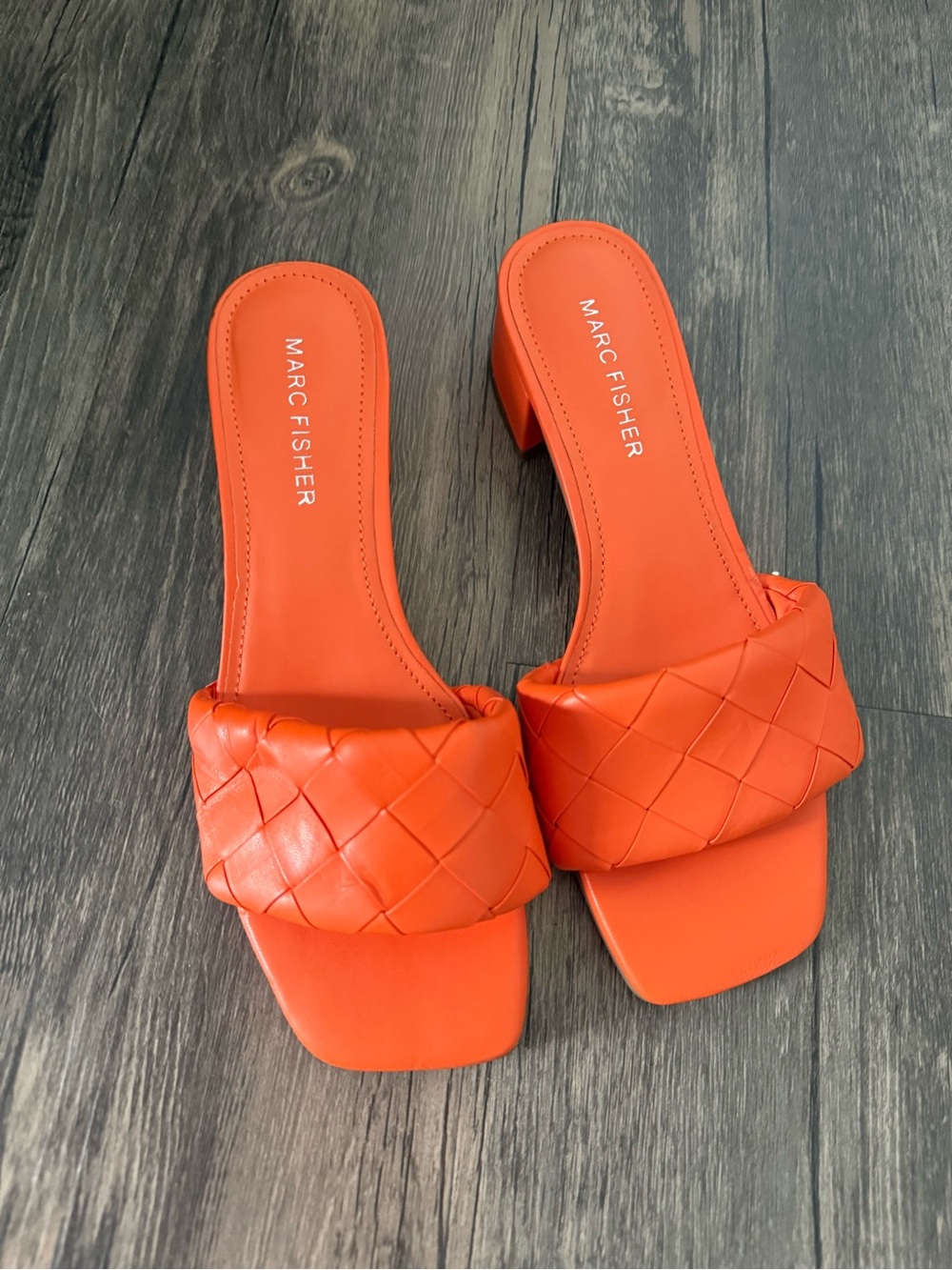 Marc Fisher Woven Sandal Heel